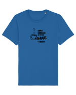 Cafea. Răbdare. Puțin haos  Tricou mânecă scurtă Unisex Rocker