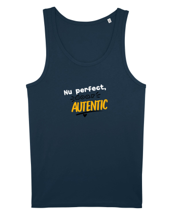 Nu perfect. Doar autentic. Navy