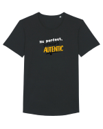 Nu perfect. Doar autentic. Tricou mânecă scurtă guler larg Bărbat Skater