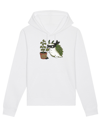 Funny Leaf Sea Slug Plant Thief Cartoon Cute Garden Ocean Animal White