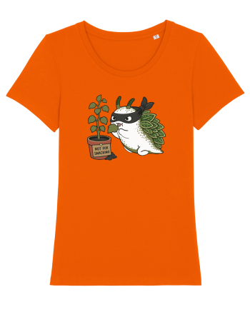Funny Leaf Sea Slug Plant Thief Cartoon Cute Garden Ocean Animal Bright Orange