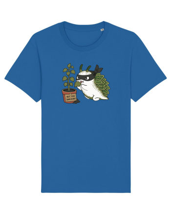 Funny Leaf Sea Slug Plant Thief Cartoon Cute Garden Ocean Animal Royal Blue