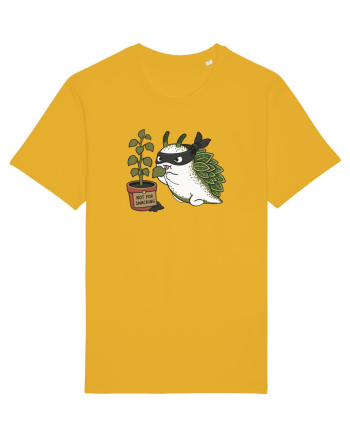 Funny Leaf Sea Slug Plant Thief Cartoon Cute Garden Ocean Animal Spectra Yellow