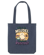 Fără de Mujdei, Viața e Pustiu! Funny Romanian Garlic Sauce Quote Sacoșă textilă