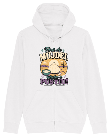 Fără de Mujdei, Viața e Pustiu! Funny Romanian Garlic Sauce Quote White