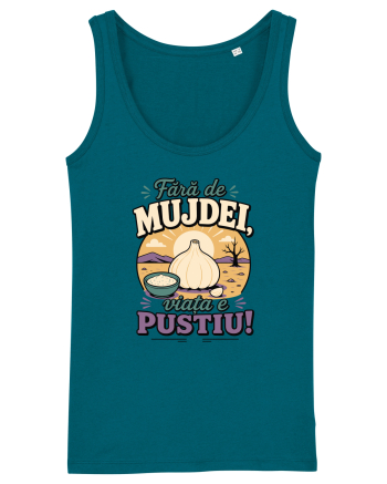 Fără de Mujdei, Viața e Pustiu! Funny Romanian Garlic Sauce Quote Ocean Depth