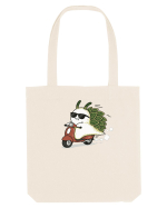 Funny Leaf Sea Slug Riding Scooter Cute Ocean Animal Summer Sacoșă textilă