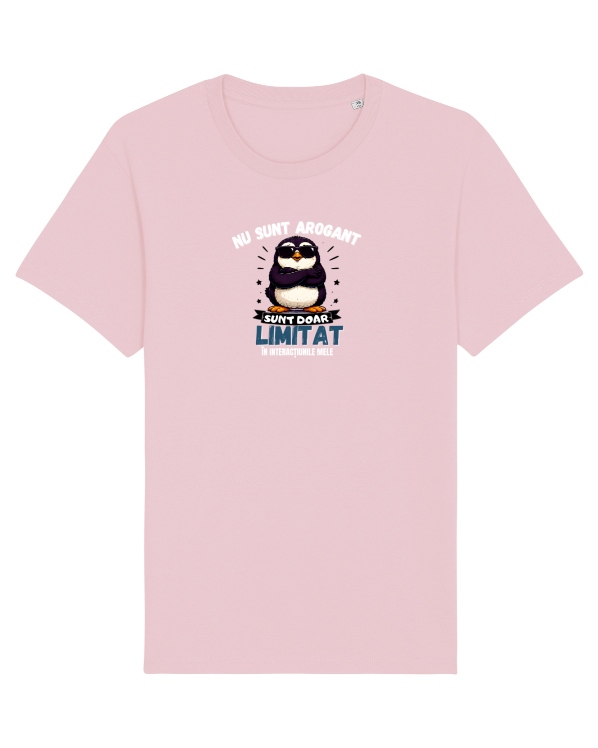 Tricou mânecă scurtă Unisex Rocker Cotton Pink