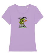Dieta mea? PIZZA Tricou mânecă scurtă guler larg fitted Damă Expresser