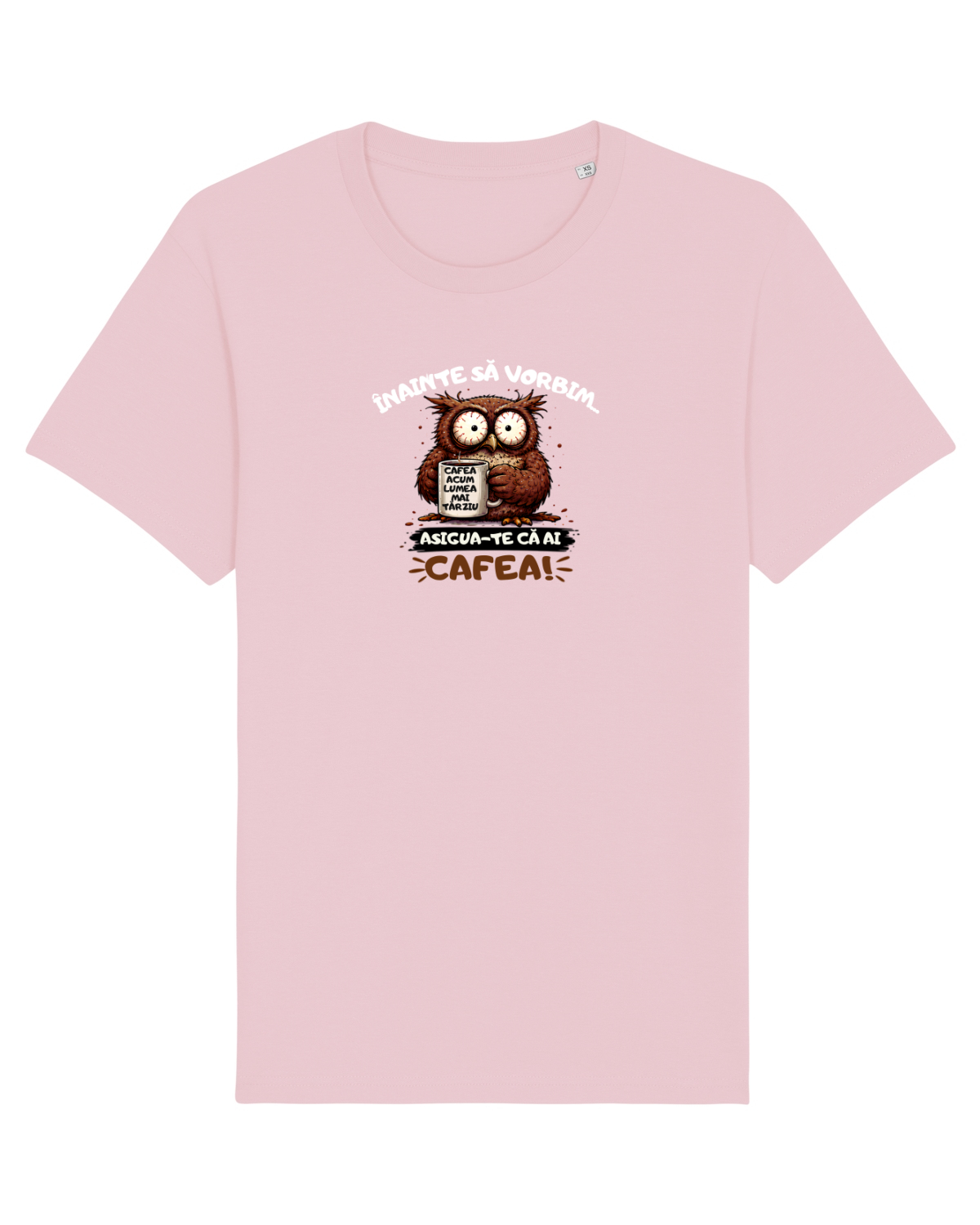 Tricou mânecă scurtă Unisex Rocker Cotton Pink