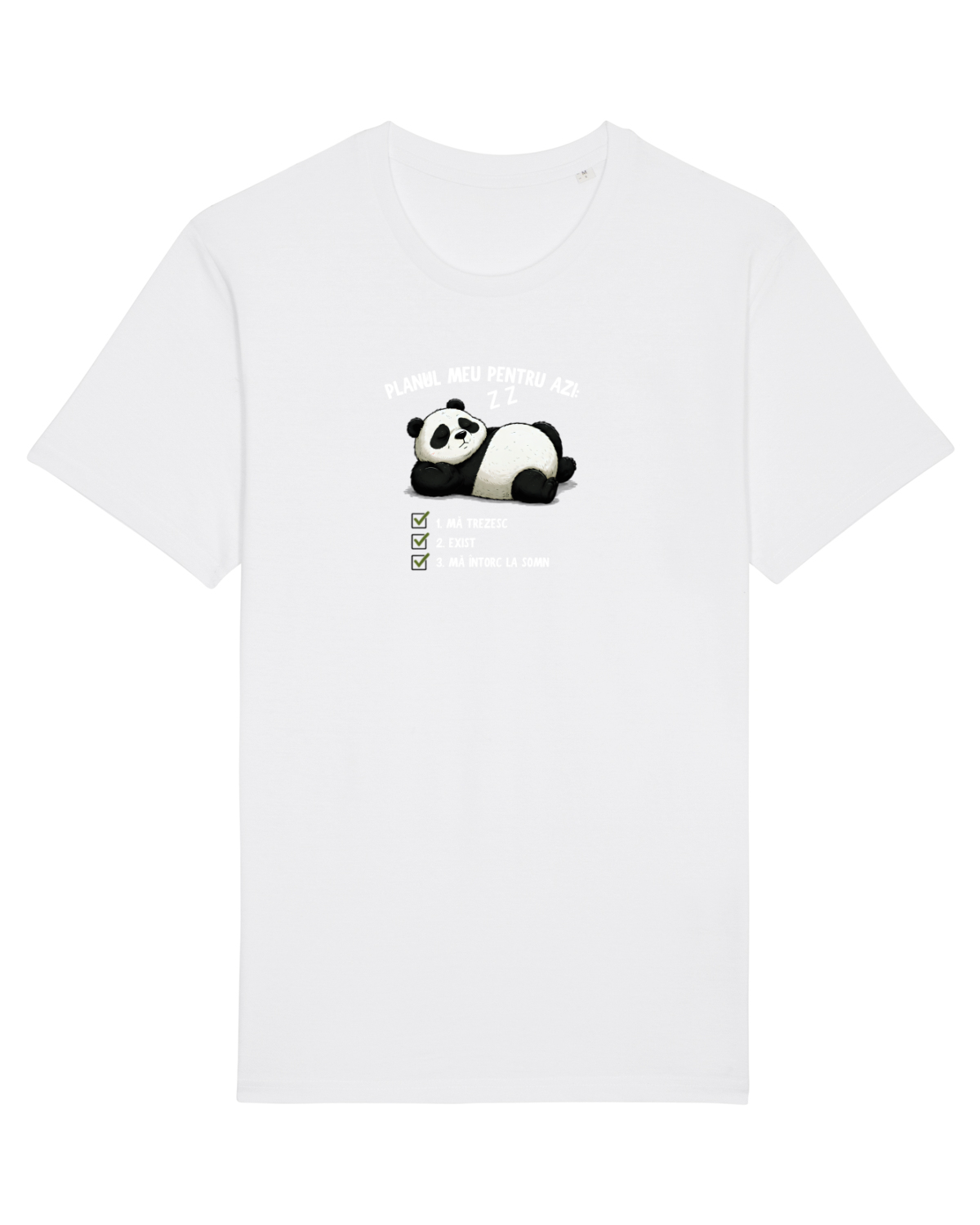 Tricou mânecă scurtă Unisex Rocker White