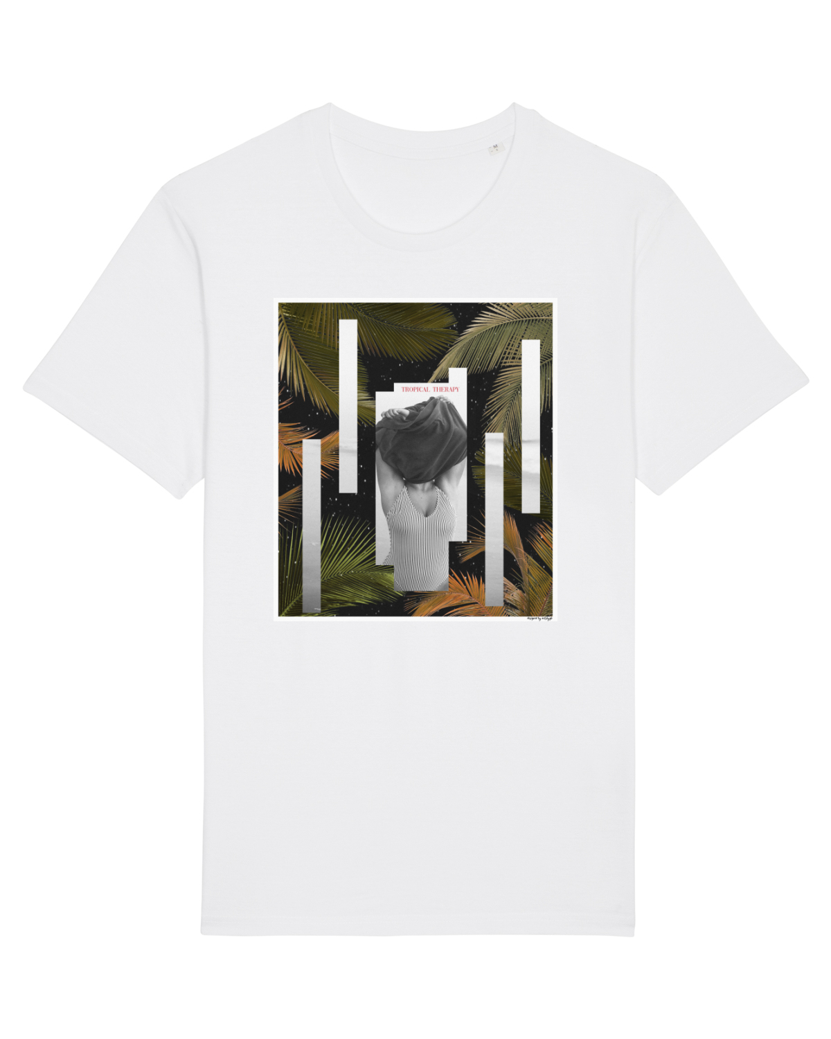 Tricou mânecă scurtă Unisex Rocker White