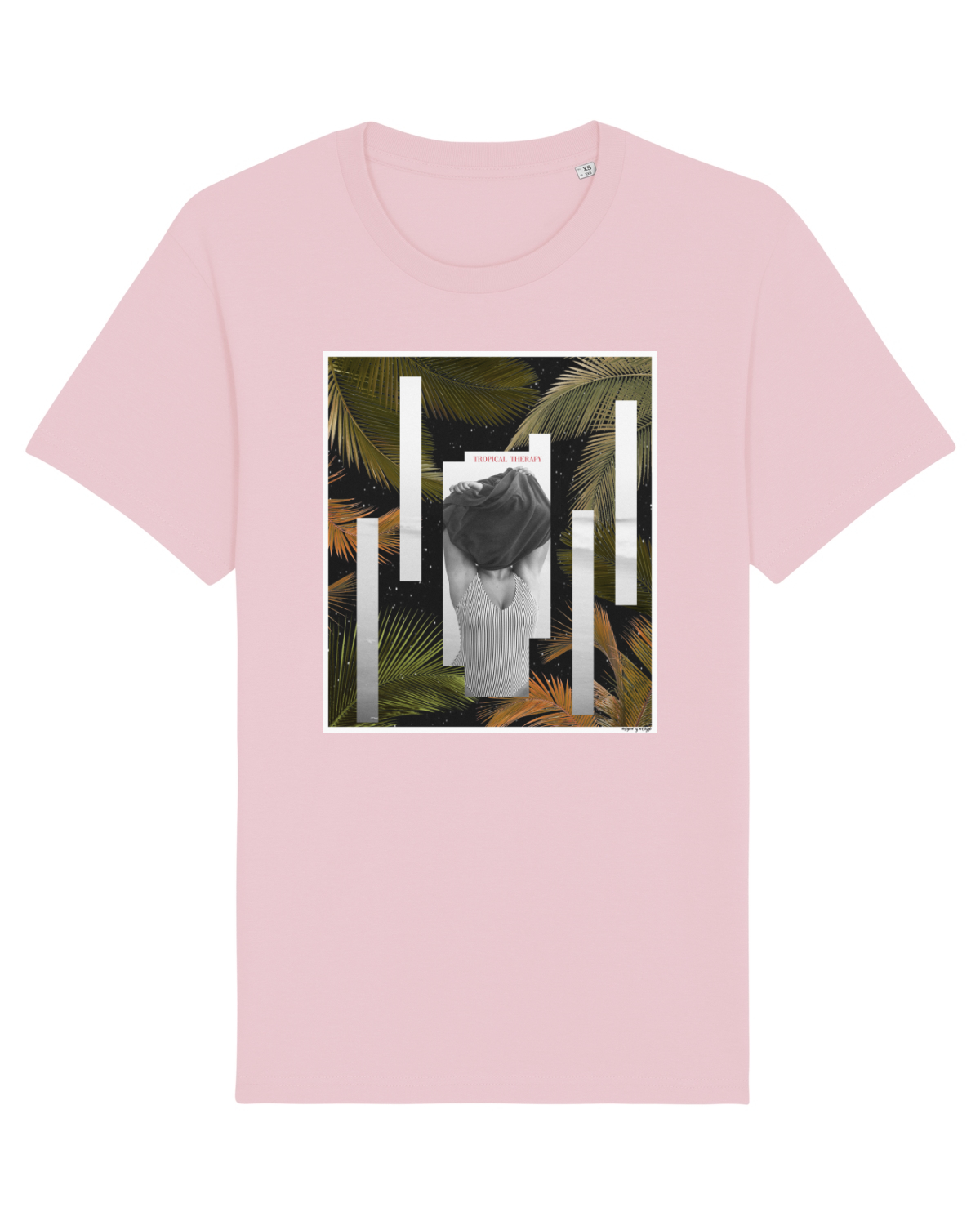 Tricou mânecă scurtă Unisex Rocker Cotton Pink