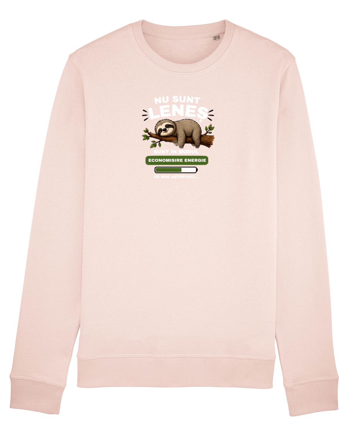 Bluză mânecă lungă Unisex Rise Candy Pink
