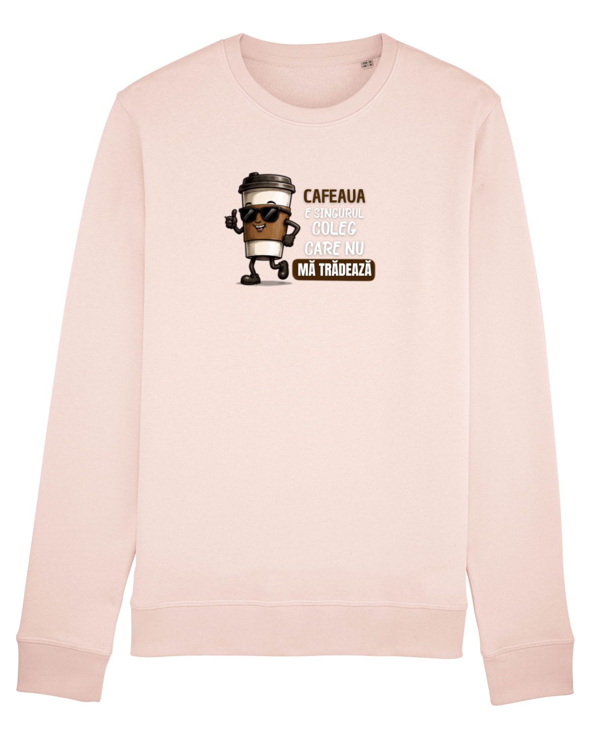 Bluză mânecă lungă Unisex Rise Candy Pink