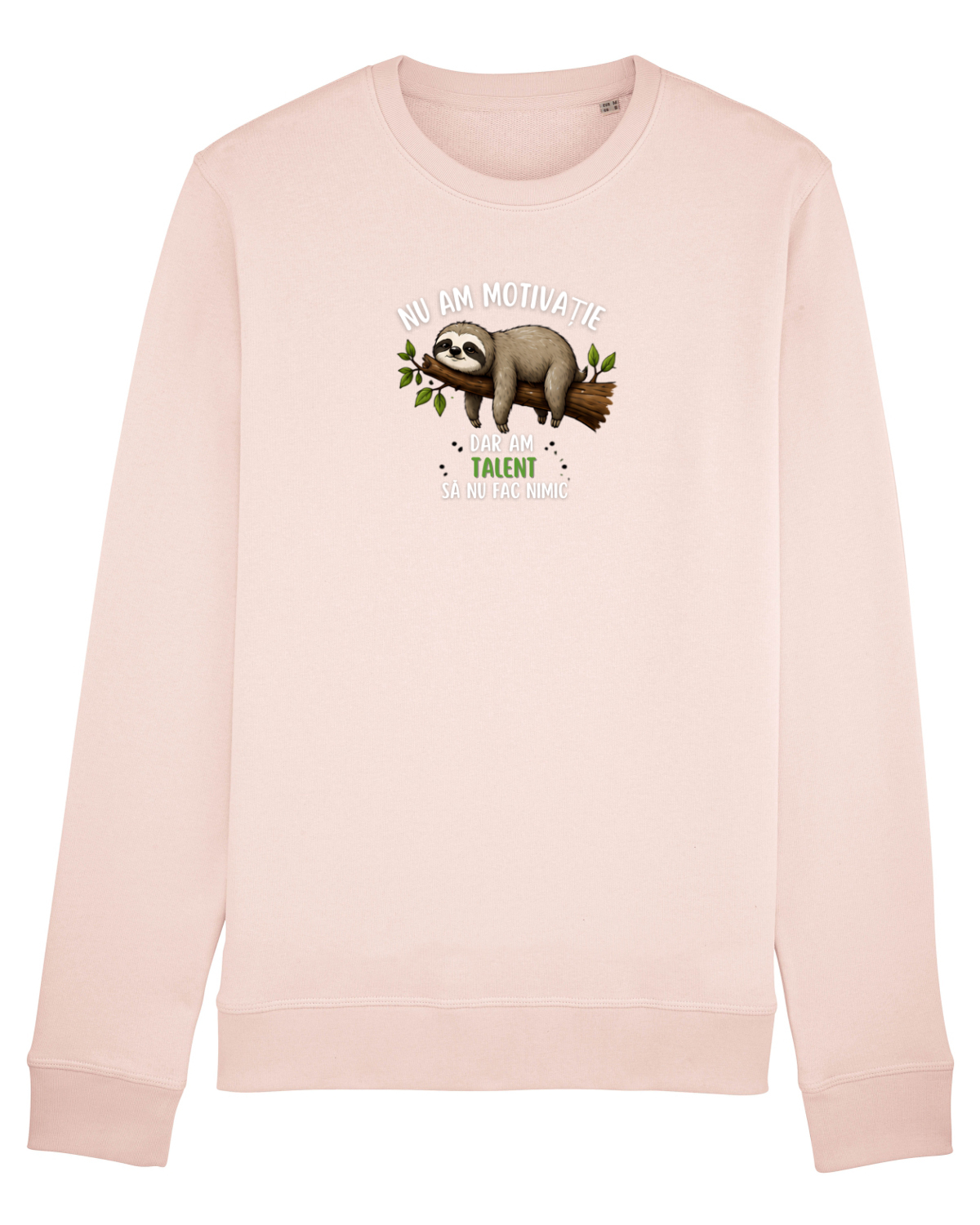 Bluză mânecă lungă Unisex Rise Candy Pink
