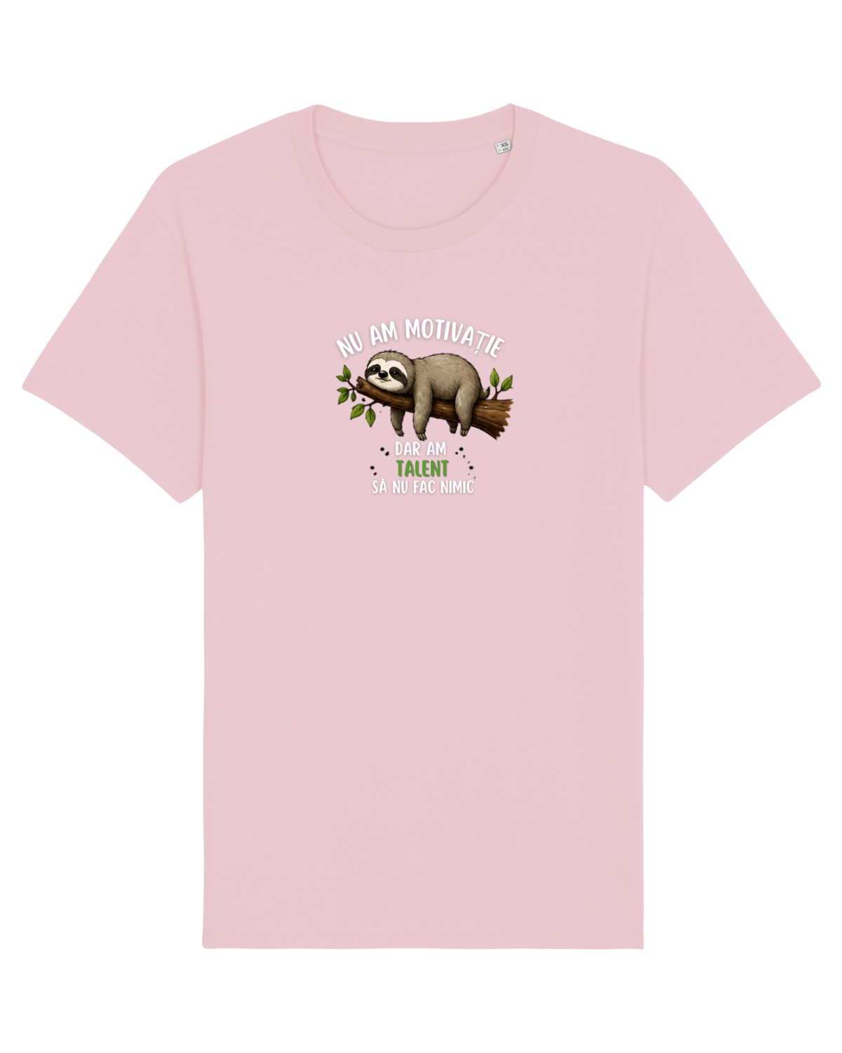 Tricou mânecă scurtă Unisex Rocker Cotton Pink