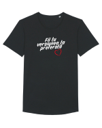 Fii tu versiunea ta preferata  Tricou mânecă scurtă guler larg Bărbat Skater