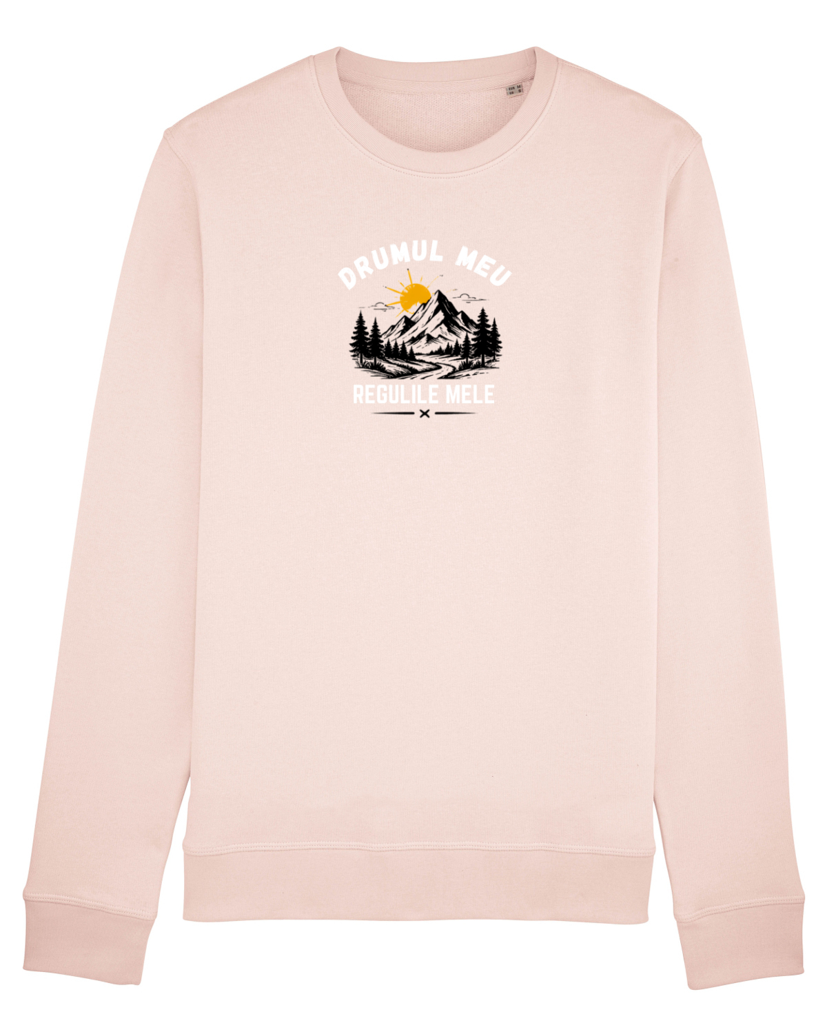 Bluză mânecă lungă Unisex Rise Candy Pink