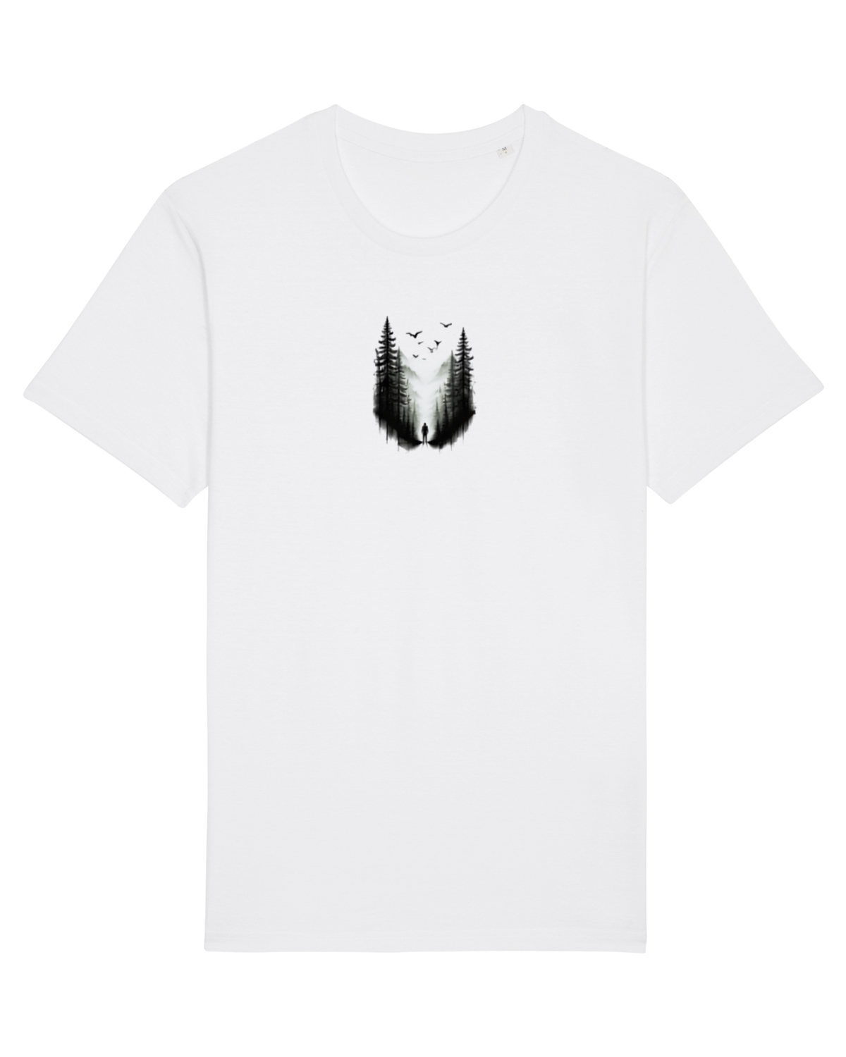 Tricou mânecă scurtă Unisex Rocker White