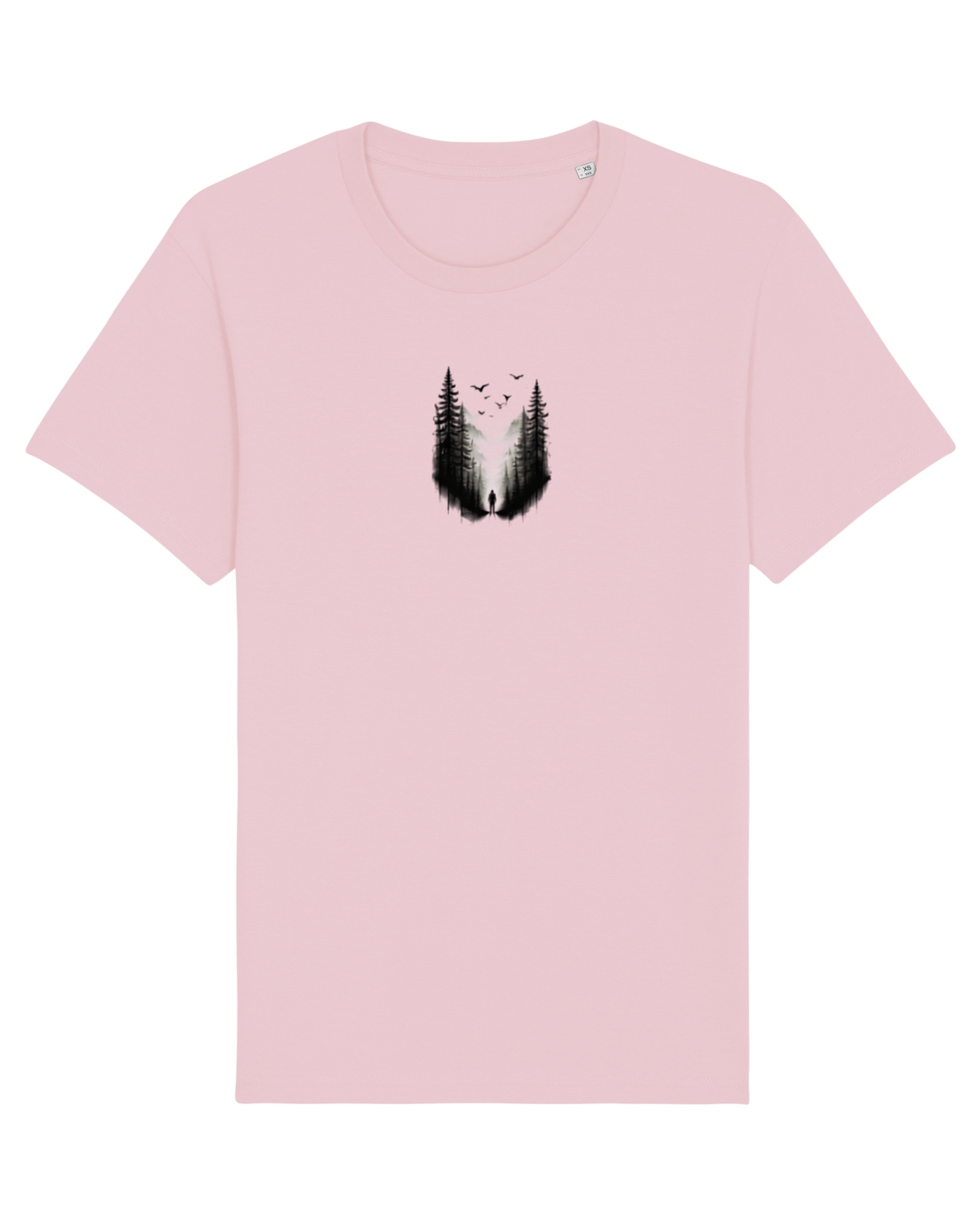 Tricou mânecă scurtă Unisex Rocker Cotton Pink