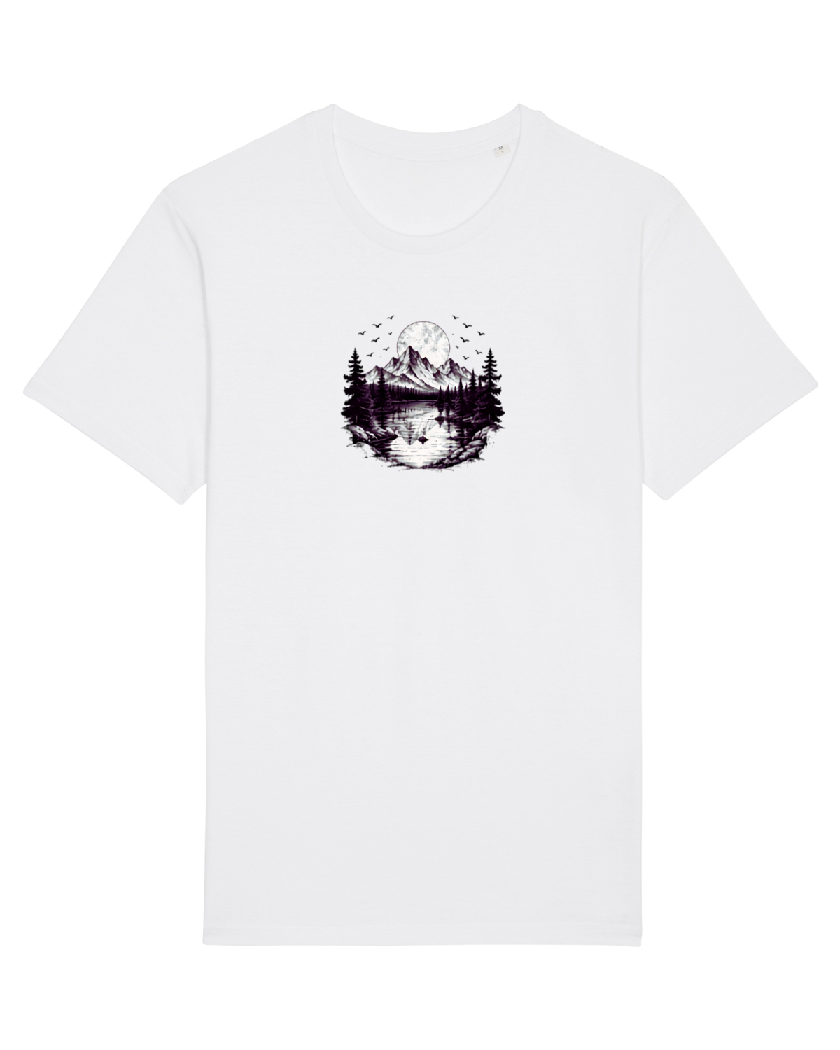 Tricou mânecă scurtă Unisex Rocker White