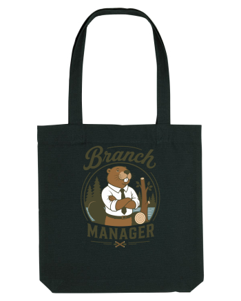 Branch Manager Beaver Office Work Corporate Manager Humor Black