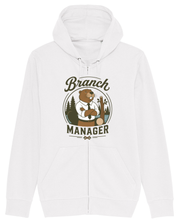 Branch Manager Beaver Office Work Corporate Manager Humor White