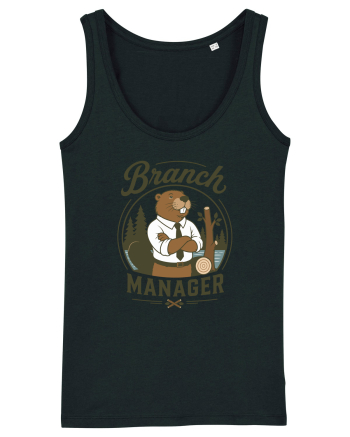 Branch Manager Beaver Office Work Corporate Manager Humor Black