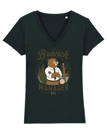 Branch Manager Beaver Office Work Corporate Manager Humor Black
