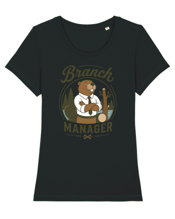 Branch Manager Beaver Office Work Corporate Manager Humor Black