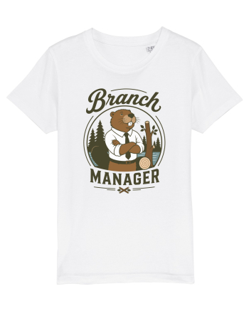 Branch Manager Beaver Office Work Corporate Manager Humor White