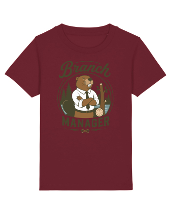 Branch Manager Beaver Office Work Corporate Manager Humor Burgundy