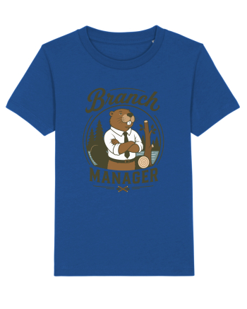 Branch Manager Beaver Office Work Corporate Manager Humor Majorelle Blue