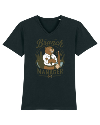 Branch Manager Beaver Office Work Corporate Manager Humor Black