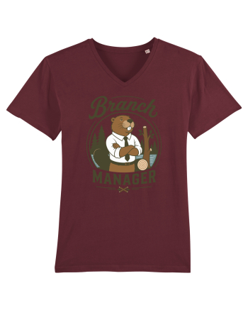 Branch Manager Beaver Office Work Corporate Manager Humor Burgundy