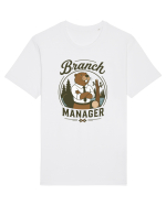 Branch Manager Beaver Office Work Corporate Manager Humor Tricou mânecă scurtă Unisex Rocker