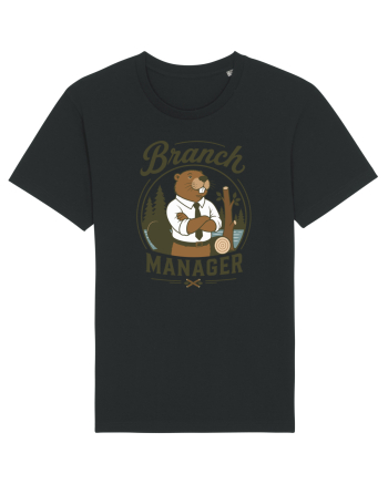 Branch Manager Beaver Office Work Corporate Manager Humor Black
