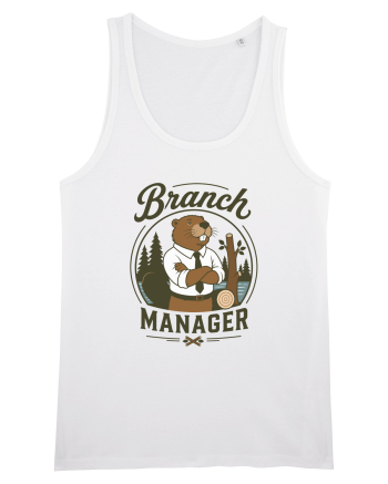 Branch Manager Beaver Office Work Corporate Manager Humor White