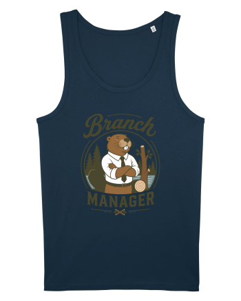 Branch Manager Beaver Office Work Corporate Manager Humor Navy