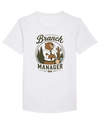 Branch Manager Beaver Office Work Corporate Manager Humor White