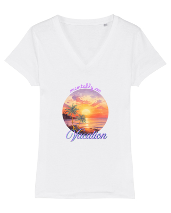Mentally on vacation White