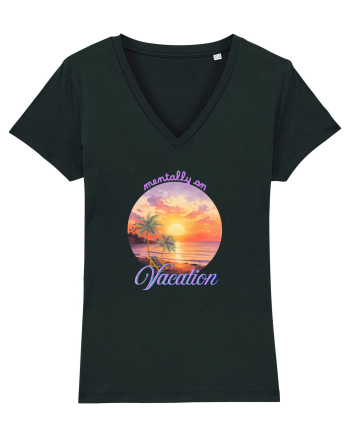 Mentally on vacation Black