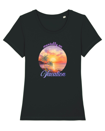 Mentally on vacation Black