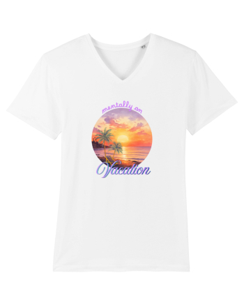 Mentally on vacation White