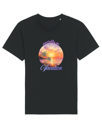 Mentally on vacation Black