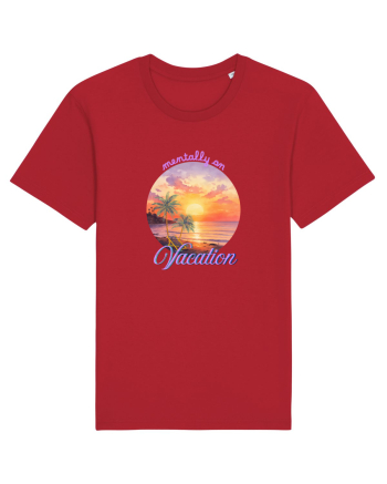 Mentally on vacation Red