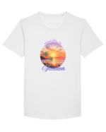 Mentally on vacation Tricou mânecă scurtă guler larg Bărbat Skater