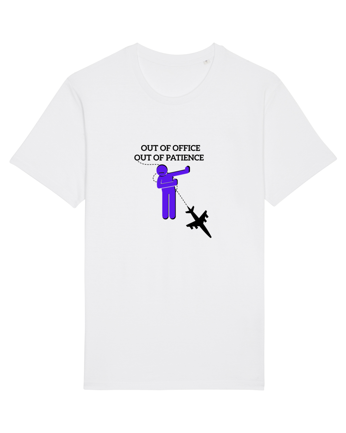 Tricou mânecă scurtă Unisex Rocker White