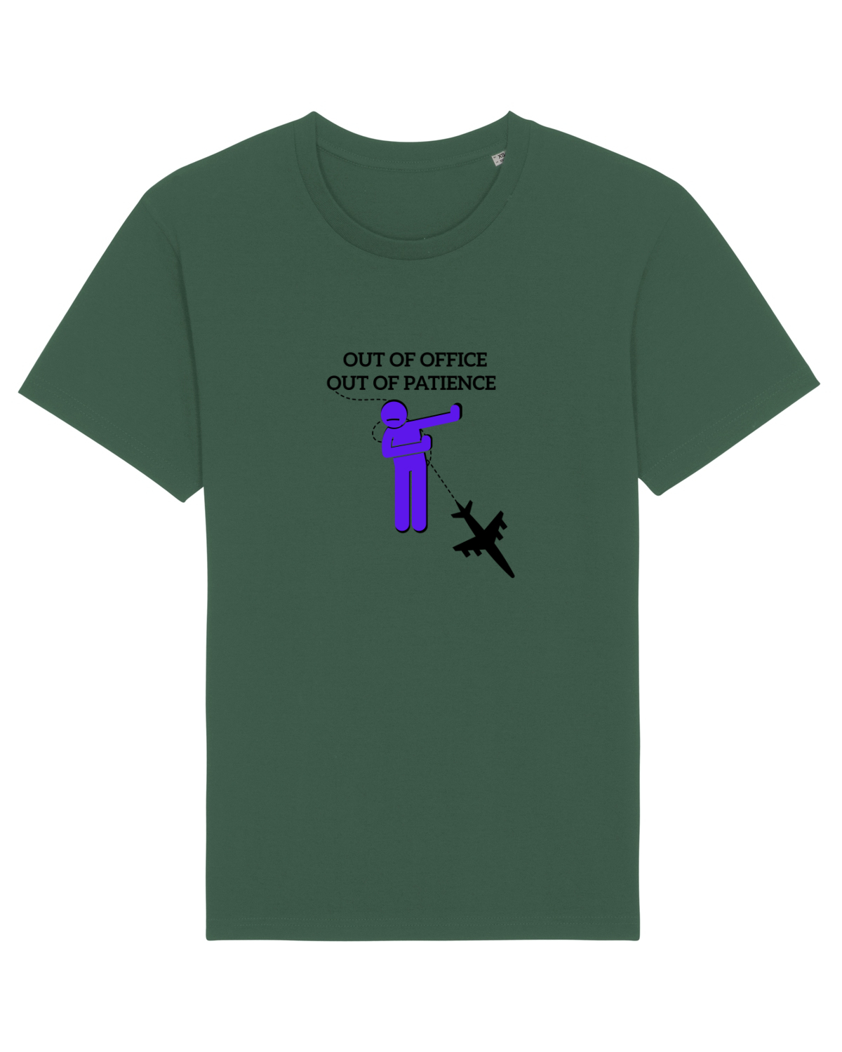 Tricou mânecă scurtă Unisex Rocker Bottle Green